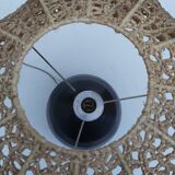 Signed 70s sandstone lamp