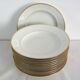Set of 11 Limoges porcelain soup plates