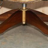 Chesterfield executive armchair in aniline leather