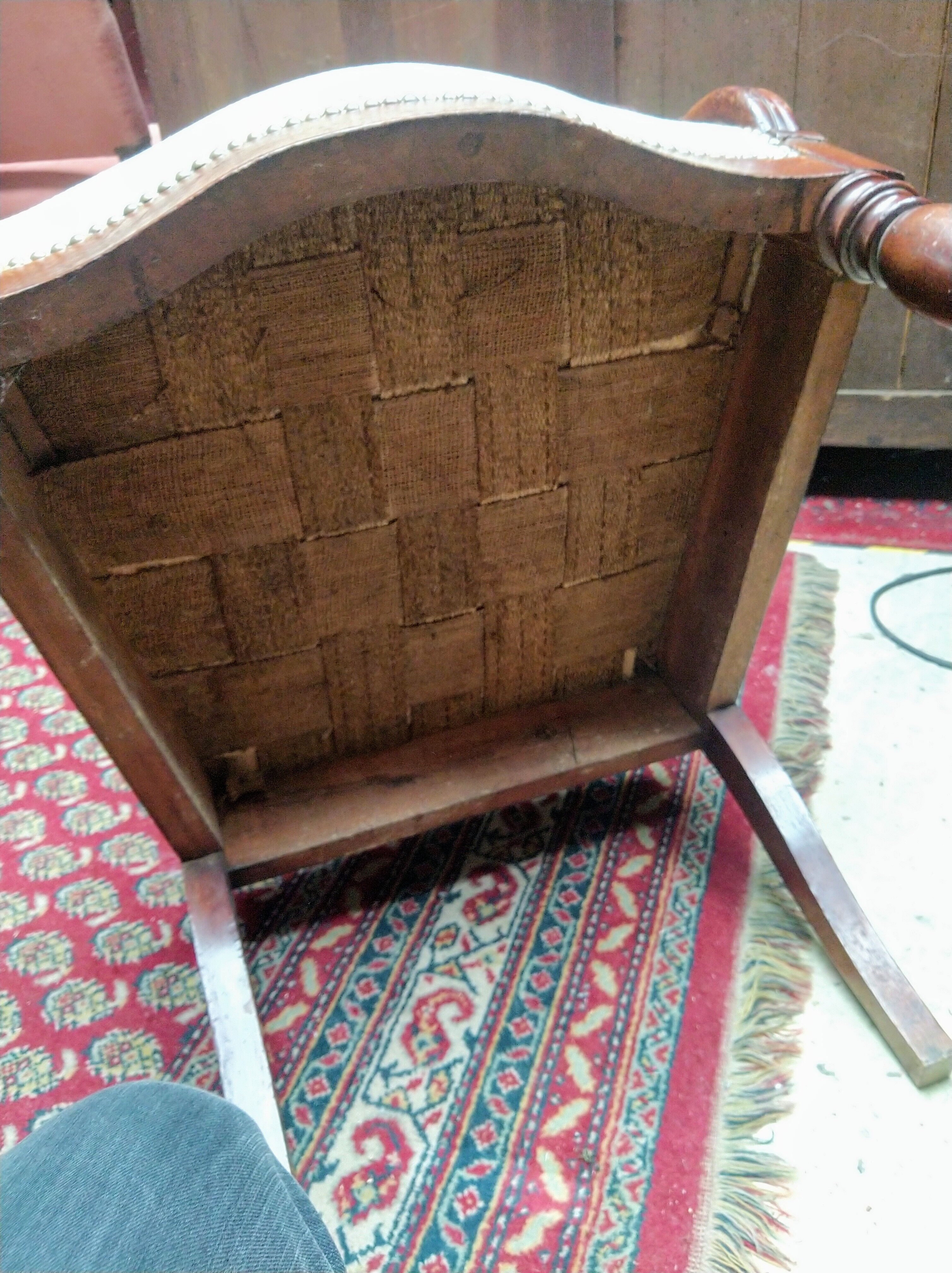 Paire de fauteuils en acajou d'époque Restauration estampillés Guinard