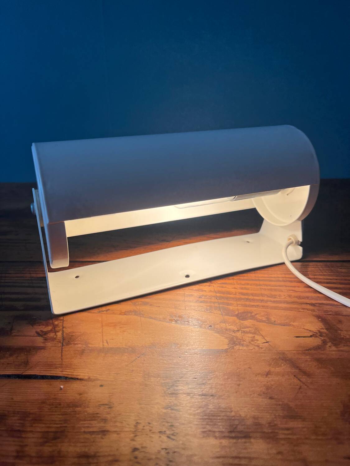 Ikea wall light lod v413 vintage white lamp white design 1980