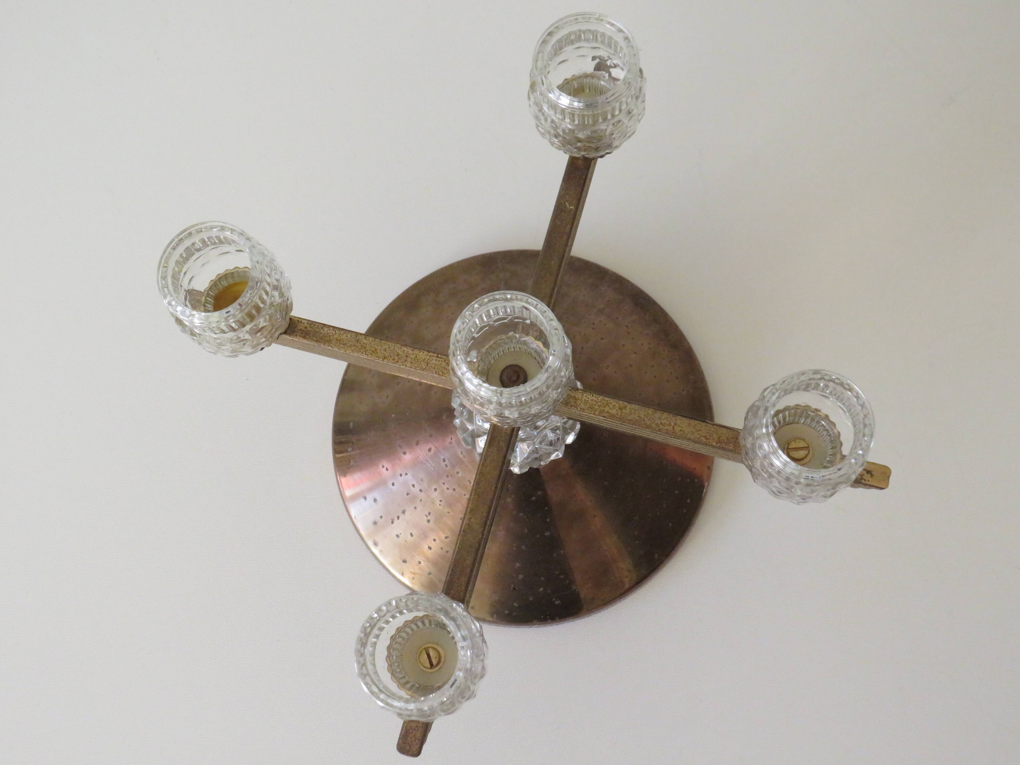 Art-Deco candlestick, Belgium 1930-1950