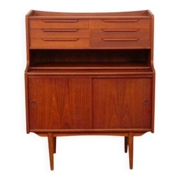 Secrétaire vintage   Teck   90 cm   Design danois