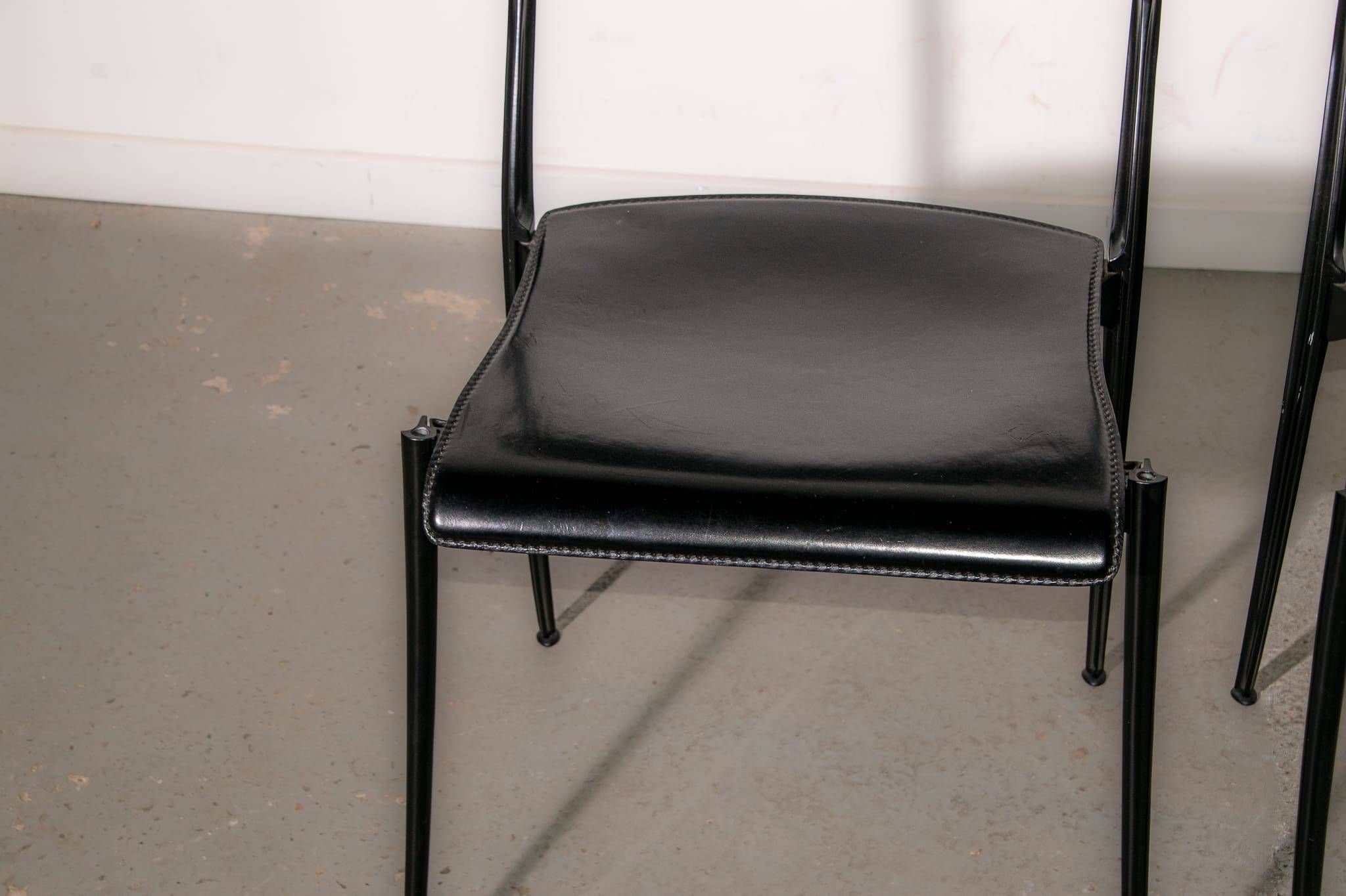 Coro dining chairs by Luigi Origlia, 1980 by Origlia Italy