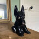 Chien art deco en céramique émaillée de Saint Clément