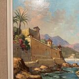 Old painting, Marine, signed, 60s/70s