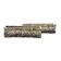 Pair of cement planters 75x25x20cm