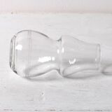 Carafe à vin en verre à motifs de roses, Empoli, Italie, années 1950