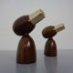 Mid-Century Salt and Pepper Shakers, 1960s, Set of 2
