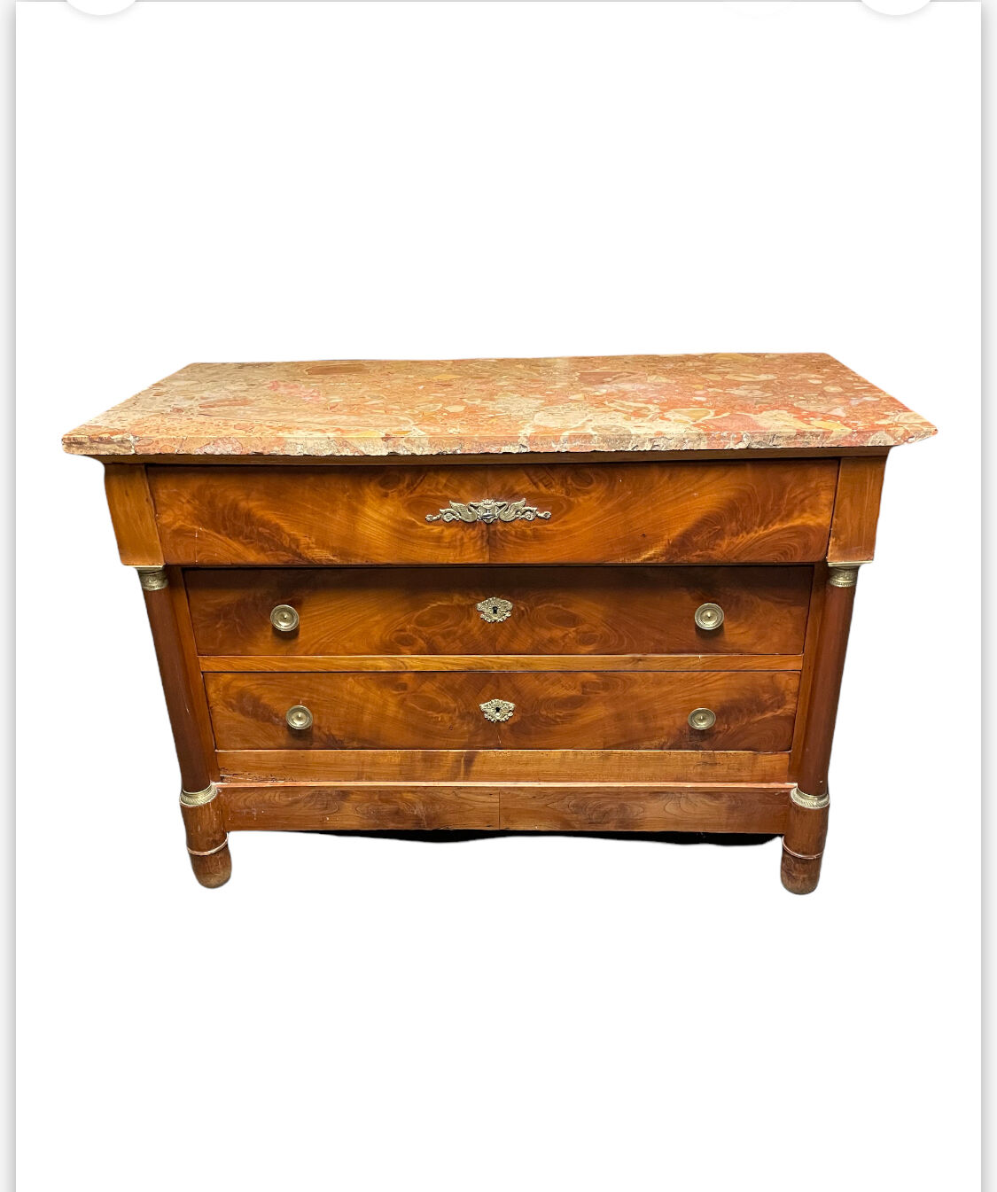 Commode empire mahogany blond