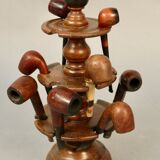 Pipe holder with 8 pipes