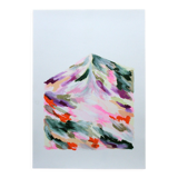 Summer Mountain - Risographie & Pastel