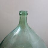 Demijohn 31 l 1/4 green blown glass