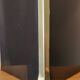 Executive table lamp, black and gold, Italian design 1970