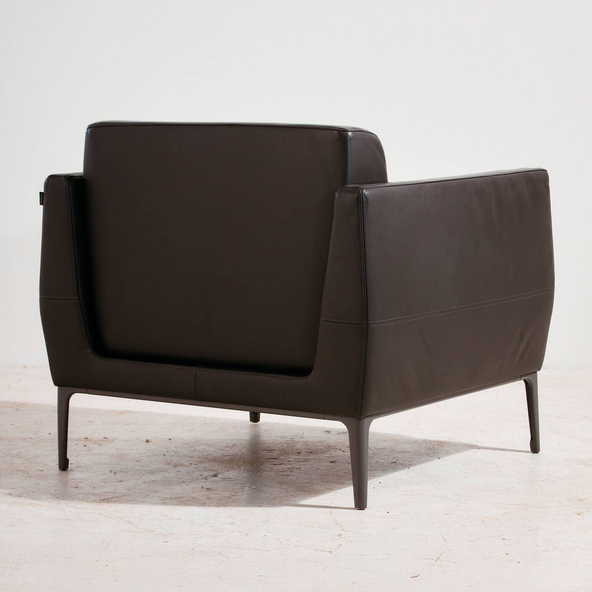 Visalia leather armchair by Coalesse