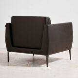Visalia leather armchair by Coalesse