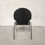 6 chaises plywood et chrome