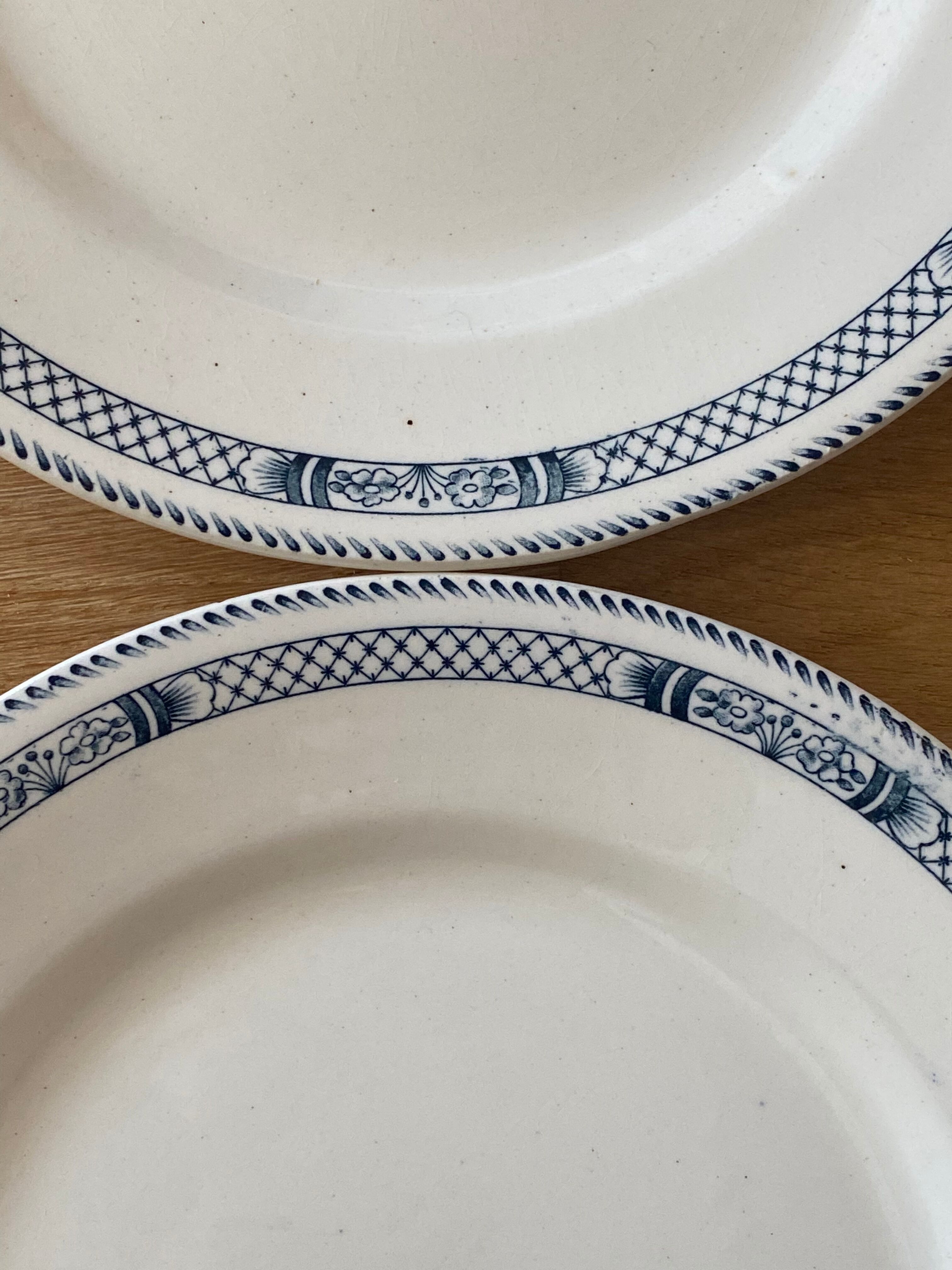 6 plates Iron Earth. Salins model Vauban