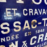 Ancienne plaque émaillée