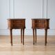 Pair of Louis XV nightstands in walnut