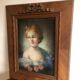 Tableau pastel de jeune fille