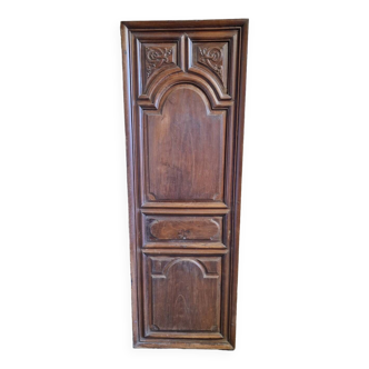 Old walnut door