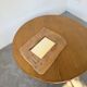 Brutalist organic mirror wood 1960s