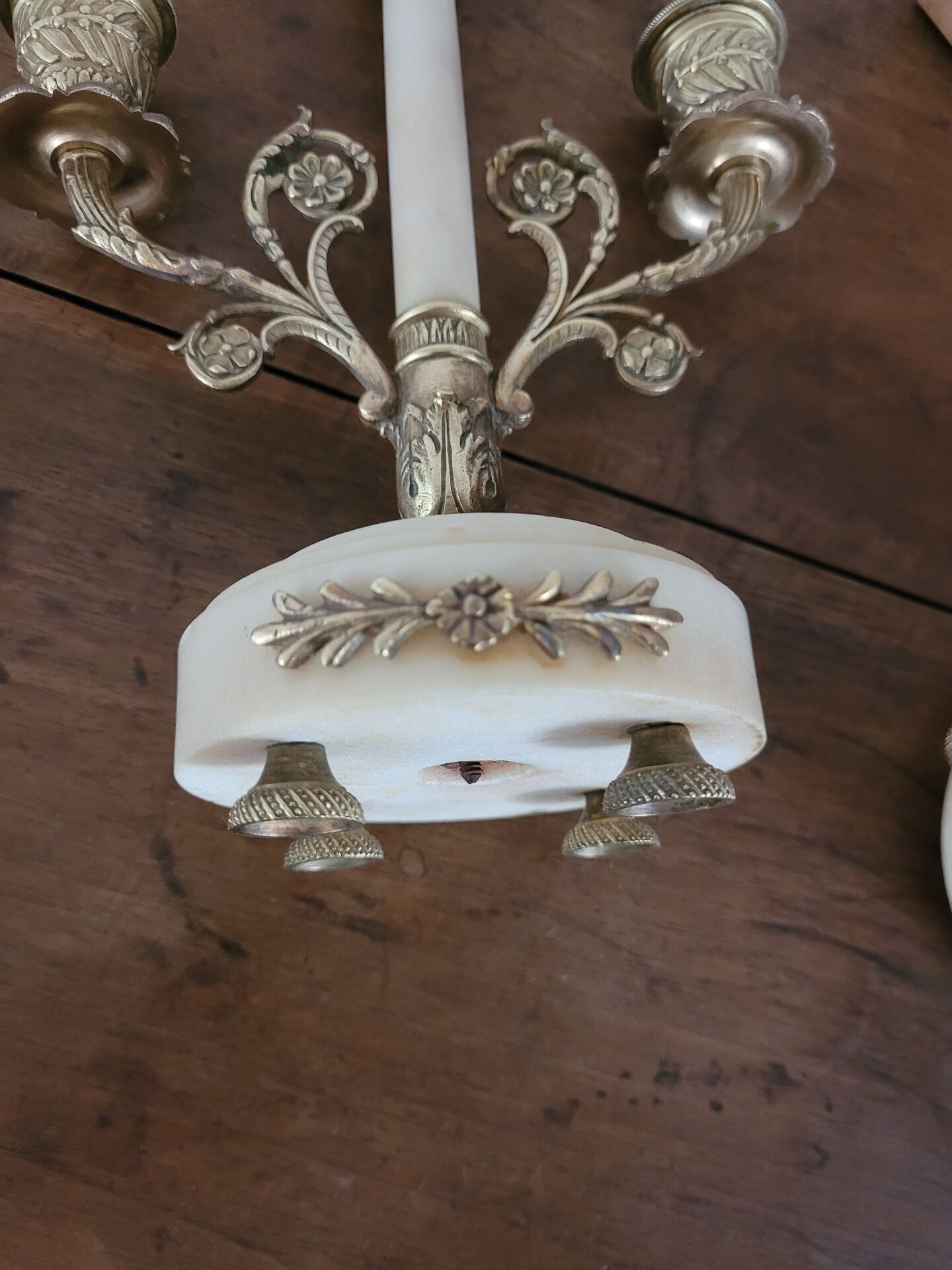 Pair of candelabra / chandeliers Louis XVI