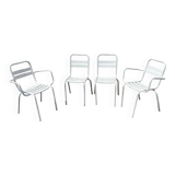 Set of 4 Tolix chairs/armchairs