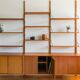 Modular wall storage system by Poul Cadovius for Cado, 1960s