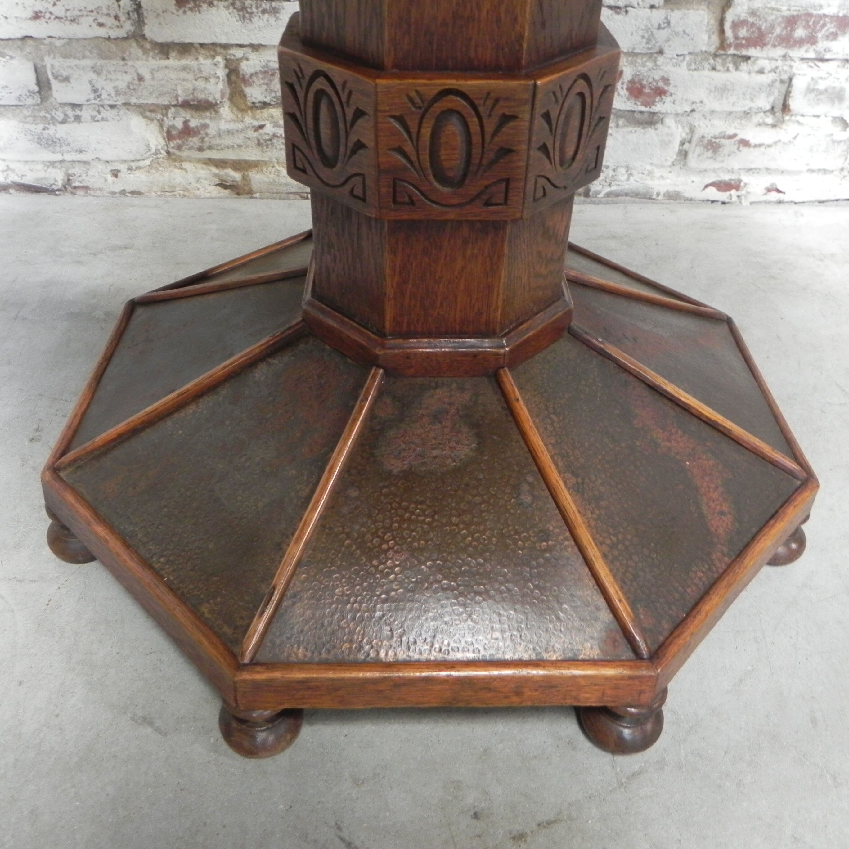 Oak art deco table