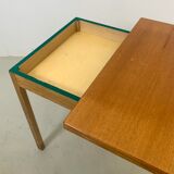Dining table by Borge Mogensen in oak & teak