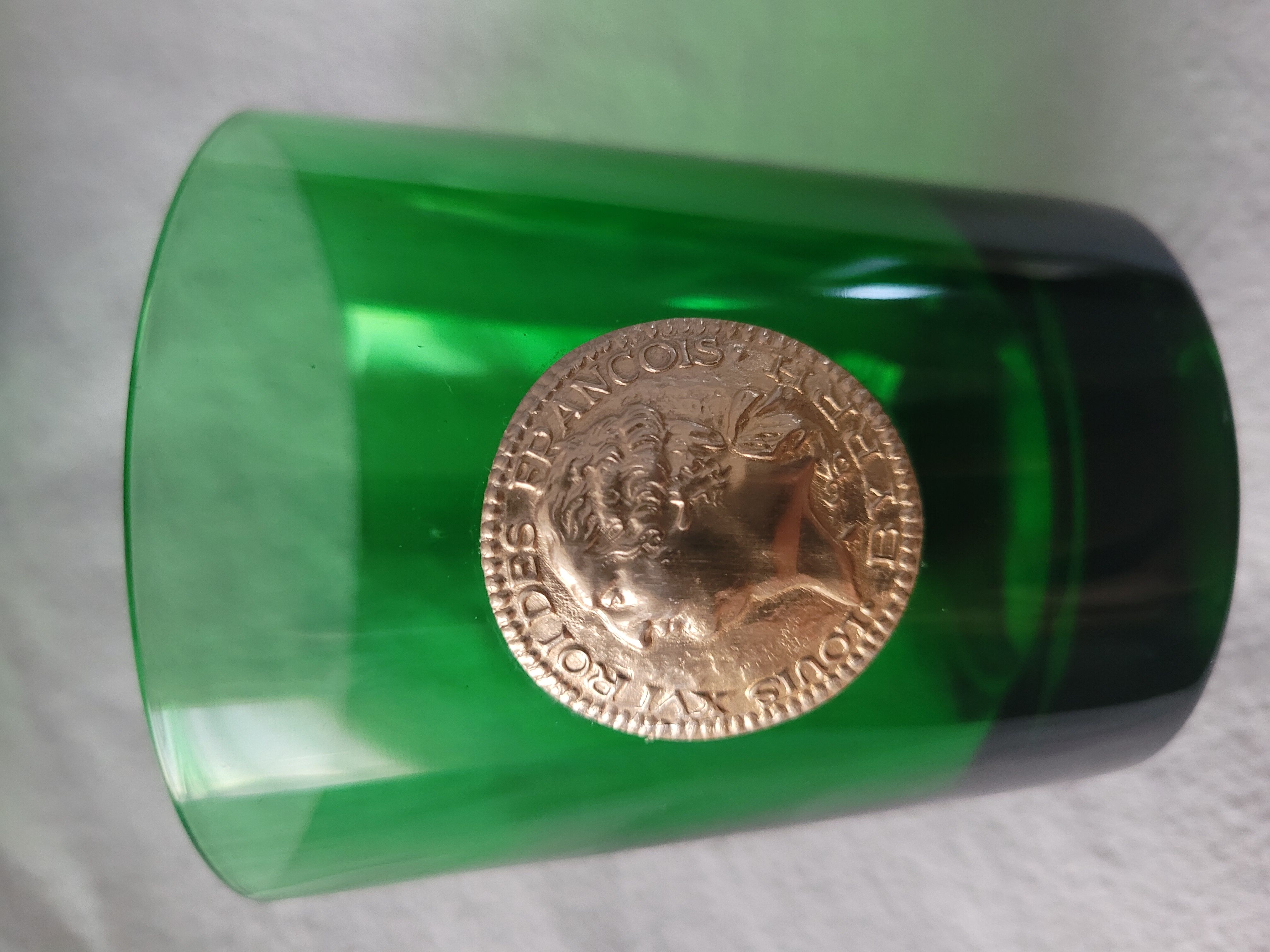 6 Vintage Byrrh / Dubonnet glasses