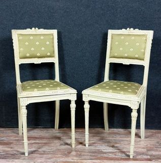 3-Room Louis XVI lacquered wood lounge