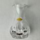 Hand-cut vintage crystal vase