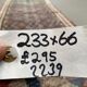 Old Turkish narrow Kilim Runner 233x66 cm shabby chic, vintage kelim
