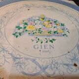 Plat à  gâteau en faience  de Gien