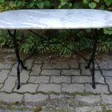 Bistro table 1900 in Carrara marble