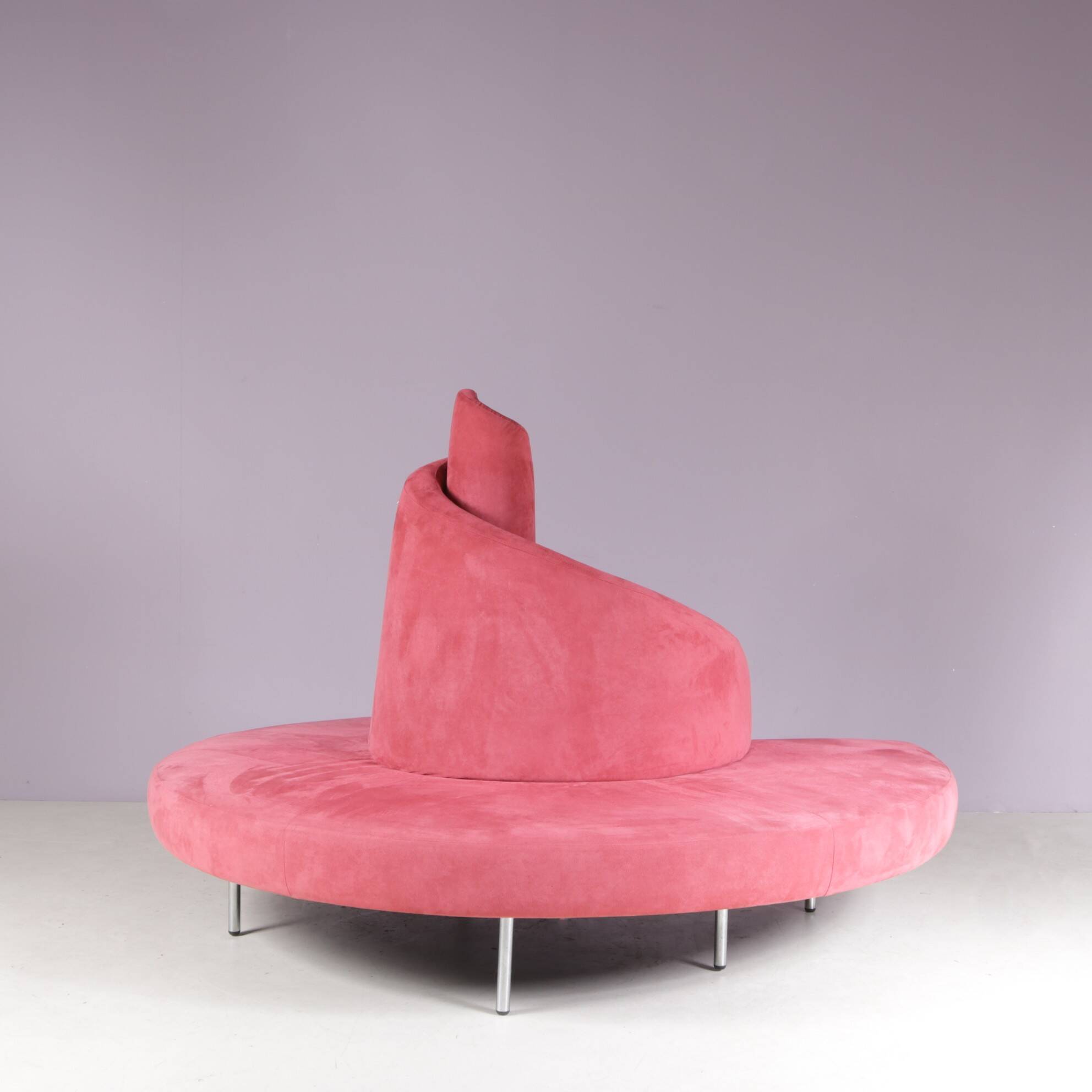 Canapé rond Tatlin des années 1980 par Edra Italie