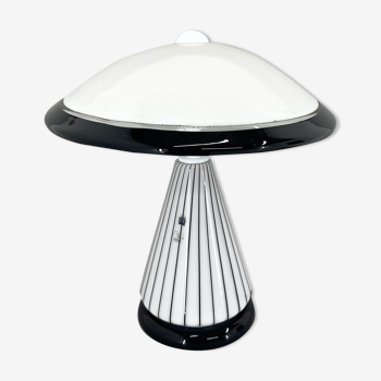 Lampe de table en verre de Murano champignon italien Vetri Murano des années 1980 par ZONCA, étiquetée