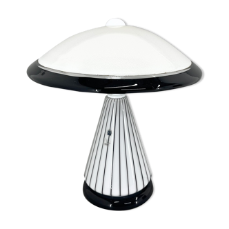 Lampe de table en verre de Murano champignon italien Vetri Murano des années 1980 par ZONCA, étiquetée