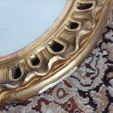Louis XV style gilded carved wooden mirror