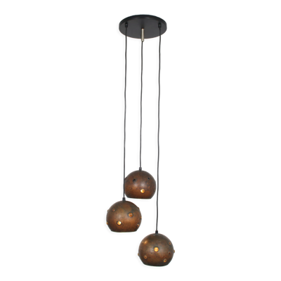 Suspension en cuivre des années 1960 par Peill & Putzler, Allemagne