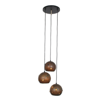 Suspension en cuivre des années 1960 par Peill & Putzler, Allemagne