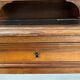 19th century walnut stepped desk