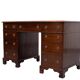 English mahogany desk, 1850s