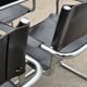 Vintage set of 4 tubular leather chairs style MG5 Grassi
