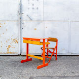 Desk with folding seat for children Fratelli Reguitti style Italia Anni '50