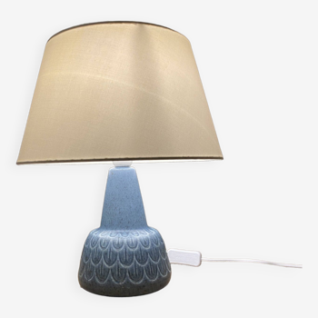 Lampe de chevet céramique bleue (Danemark)