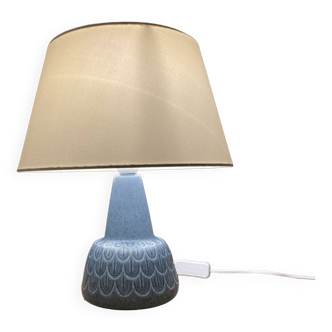 Blue ceramic bedside lamp (Denmark)